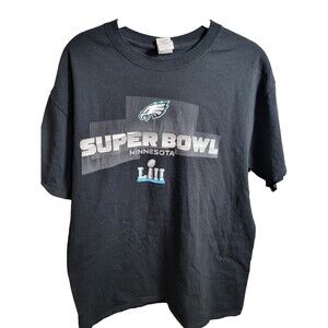 Super Bowl LII T-Shirt Philadelphia Eagles Size Large